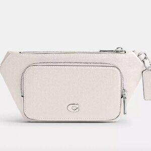 COACH Belt Bag in Crossgrain Leather - Chalk - NWOT